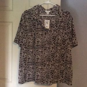 Womens Blouse, CJ Banks, NWT, size 1X